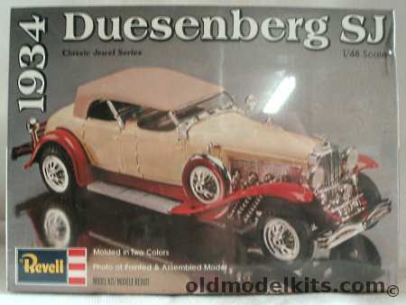 Revell 1/48 1934 Duesenberg SJ Convertible (Ex-Renwal), H1268 plastic model kit